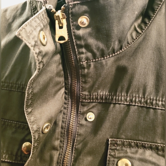 J.Crew Downtown Field Waxed Military Cotton Jacket Size: XS - Picture 7 of 10